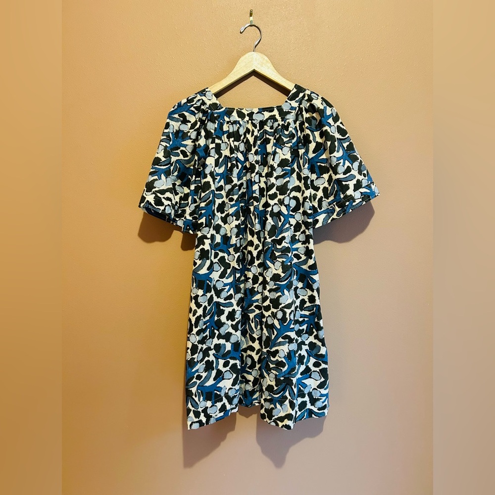 Whit mini babydoll dress